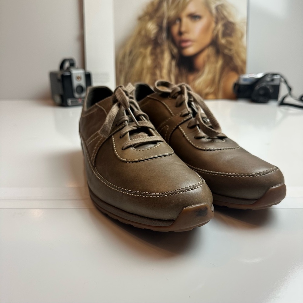 Timberland Brown Leather Oxford Walking Shoes Women’s 8M Gorpcore - Picture 2 of 9